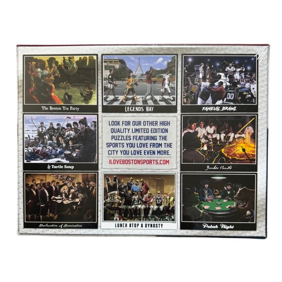 I Love Boston Sports 500-Piece Puzzle Mascots Limited Edition 24" x 18" NEW - Picture 2 of 2